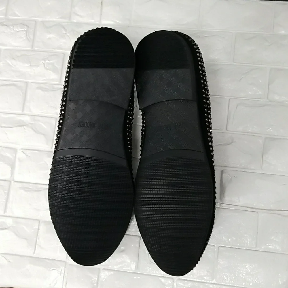 Steve Madden Men's Caviar Rhinestone Loafers - Size 11 - Picture 9 of 10
